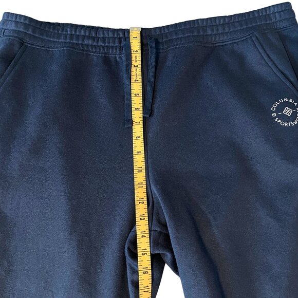 Columbia Sportswear Sweatpants Mens 2XL Dark Blue Logo Pockets Athleisure Gym - Picture 10 of 11